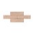 Revestimento Cerâmica Natural - Tijolinho Brick Ravena Chiaro 6,3x24,3cm - 1m² (Bege/Claro) - Imagem 2