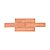 Revestimento Cerâmica Natural – Tijolinho Brick Ollastra 5,3x24cm – 1m² (Barro) - Imagem 2