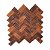 Revestimento Cerâmica Natural - Tijolinho Brick Avezzano 9x19cm – 1m² (Inglês Mesclado - acabamento rústico) - Imagem 4