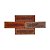 Revestimento Cerâmica Natural - Tijolinho Brick Firenza 7x22cm - 1m² (Inglês Mesclado Escuro) - Imagem 2