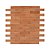 Revestimento Cerâmica Natural - Tijolinho Brick Ravena Rosato 6,3x24,3cm - 1m² (Salmão/Claro) - Imagem 1