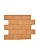 Revestimento Cerâmica Natural - Tijolinho Brick Ravena Rosato 6,3x11,5cm - 1m² (Salmão/Claro) - Imagem 5
