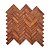 Revestimento Cerâmica Natural - Tijolinho Brick Palazzetto 7x22cm - 1m² (Inglês Mesclado) - Imagem 4