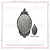 Base Colar em Metal Oval com Rosas - Imagem 2