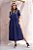 Vestido Midi Fluity Decote V Manga Curta - Imagem 1