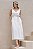 Vestido Midi Alcinha Decote V Detalhes - Imagem 1