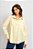 Camisa Oversized Listrada Manga Longa Bolso - Imagem 1