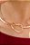 Colar Choker Trabalhada Nó - Imagem 2