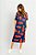Vestido Midi Estampa Geométrica Malha Viscose - Imagem 3