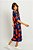 Vestido Midi Estampa Geométrica Malha Viscose - Imagem 4