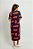 Vestido Midi Estampa Geométrica Malha Viscose - Imagem 5