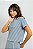 Blusa Manga Curta Listrada Gola Redonda - Imagem 2