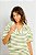 Blusa Polo Listrada Semi Cropped - Imagem 4