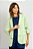 Blazer Oversized Manga Franzida Color - Imagem 1