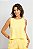 Blusa Semi Cropped Viscolinho Sem Manga - Imagem 4