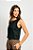 Blusa Semi Cropped Viscolinho Sem Manga - Imagem 8
