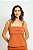 Regata Algodão Decote Reto Drapeado - Imagem 1