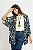 Kimono Malha Viscose Estampa Abstrata - Imagem 1