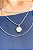 Colar Triplo Metal Pingente - Imagem 4