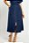 Saia Midi Viscose Fenda Frontal Amarração - Imagem 1
