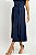 Saia Midi Viscose Fenda Frontal Amarração - Imagem 2