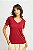 Blusa Básica Decote V Malha de Viscose - Imagem 3