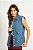 Colete Jeans Detalhe Pesponto - Imagem 4