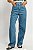 Calça Wide Leg Jeans Claro - Imagem 1