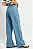 Calça Wide Leg Jeans Claro - Imagem 4