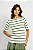 Blusa Listrada Manguinha Gola Canoa - Imagem 4