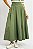 Saia Longuete Algodão Cós Largo Pregas - Imagem 8