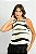 Regata Alça Larga Listras Onduladas - Imagem 2