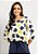Blusa Fluity Manga ¾ Estampa Bolas Color - Imagem 1