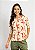 Blusa Fluity Manga ¾ Estampa Folhas - Imagem 1