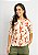 Blusa Fluity Manga ¾ Estampa Folhas - Imagem 3
