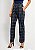 Calça Reta Xadrez Bolso Faca - Imagem 1