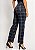 Calça Reta Xadrez Bolso Faca - Imagem 4