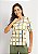 Blusa Fluity Manga Curta Estampa Quadriculada - Imagem 2