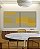 Duo de Quadros Abstrato Geométrico Degradê Amarelo Mostarda Cinza Canvas Com Moldura - Imagem 3