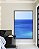 Quadro Vertical de Mar Calmo em Tons de Azul Canvas Com Moldura - Imagem 2