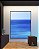 Quadro Vertical de Mar Calmo em Tons de Azul Canvas Com Moldura - Imagem 3