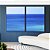 Duo de Quadros Mar Calmo em Tons de Azul Canvas Com Moldura - Imagem 4