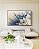 Quadro Horizontal Dente de Leão Flor Planta Natureza em Tons de Azul Canvas Com Moldura - Imagem 3
