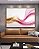 Quadro Horizontal Abstrato Rosa Dourado Arte Fluida Ondas Canvas Com Moldura - Imagem 3