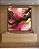 Quadro Quadrado Abstrato Cores Dourado Rosa Marrom Moderno Canvas Com Moldura - Imagem 3