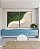 Duo de Quadros de Mar Turquesa Dunas de Areia Branca Praia Natureza Canvas com Moldura - Imagem 2