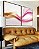 Duo de Quadros Abstrato Rosa Dourado Arte Fluida Ondas Canvas Com Moldura - Imagem 4