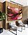 Duo de Quadros Abstrato Cores Dourado Rosa Marrom Moderno Canvas Com Moldura - Imagem 3