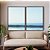 Duo de Quadros Céu Claro Limpo e Mar Azul Calmo Natureza Canvas com Moldura - Imagem 2