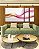 Trio de Quadros Estilizados Abstrato Rosa Dourado Arte Fluida Ondas Canvas Com Moldura - Imagem 1